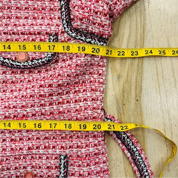 MAJE Venetia Two Tone Tweed Pink Rose Rouge
Belted blazer NEW - Picture 14 of 16